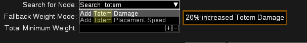 Optional Path of Building Totem Damage timeless jewel filter